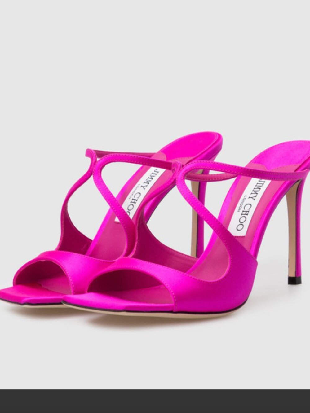 Jimmy Choo Pink Anise 95 Sandals SIZE 38